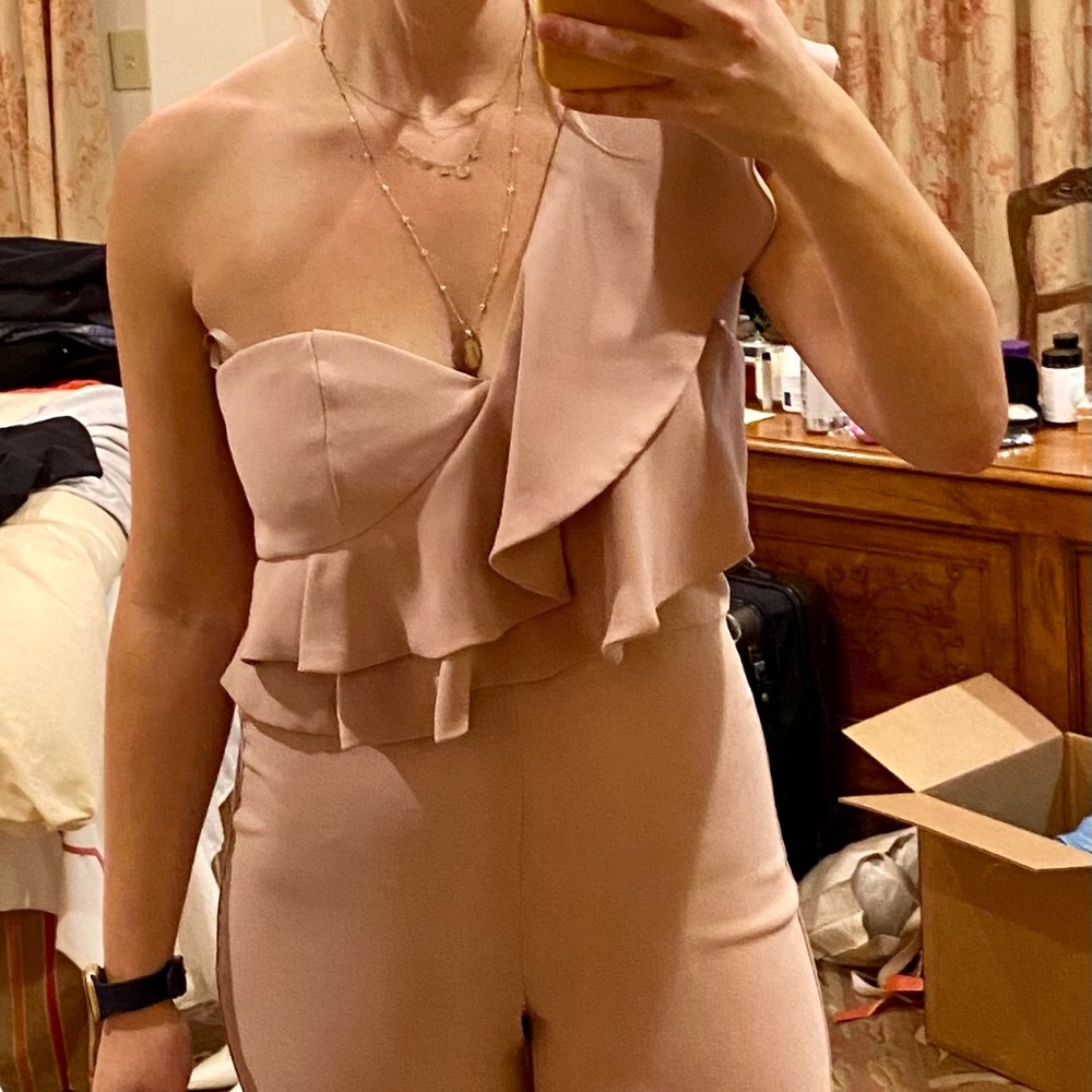 One Shoulder Jumpsuit